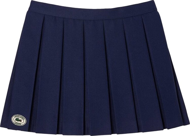 Sporty & Rich x Lacoste Tennis Pleated Skirt 'Marine'