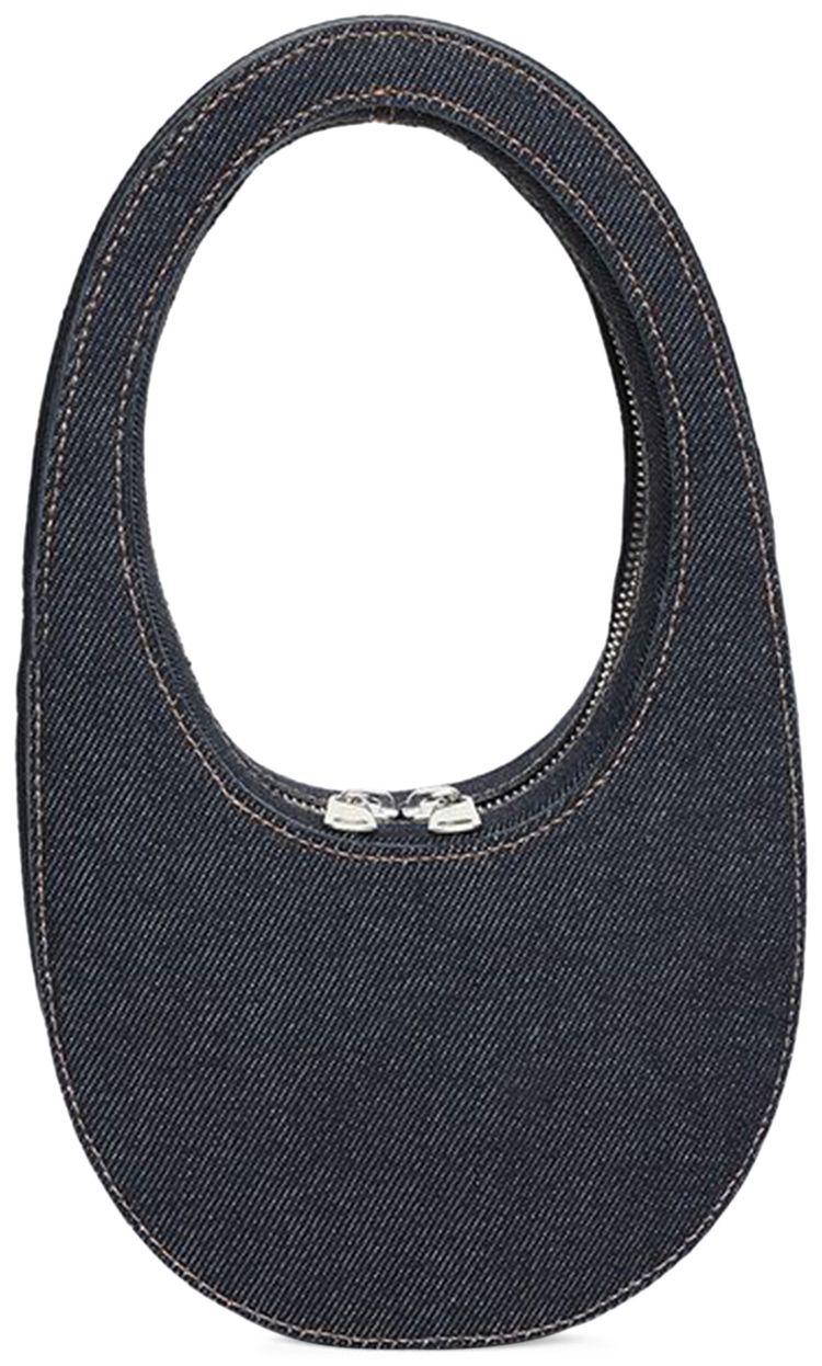 Coperni Denim Crossbody Mini Swipe Bag Dark Navy