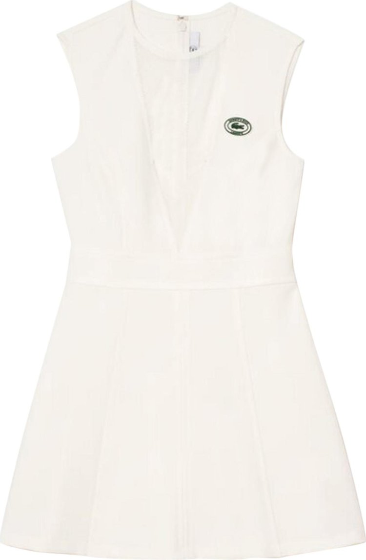 Sporty & Rich x Lacoste Tennis Dress 'Farine'