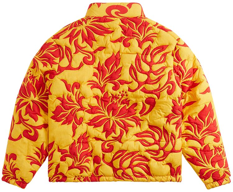 ERL Camouflage Jacquard Padded Jacket Pink Rave Camo