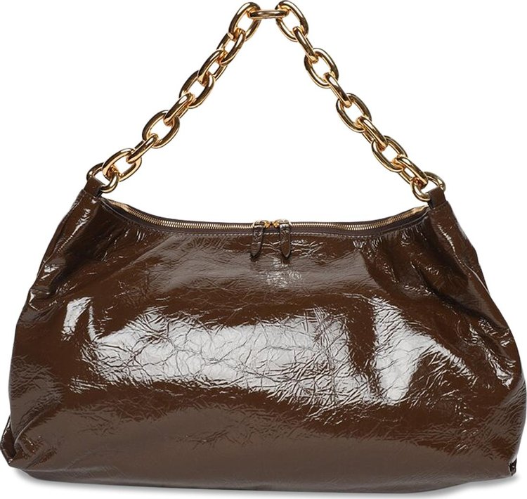 Khaite Clara Shoulder Bag Coffee