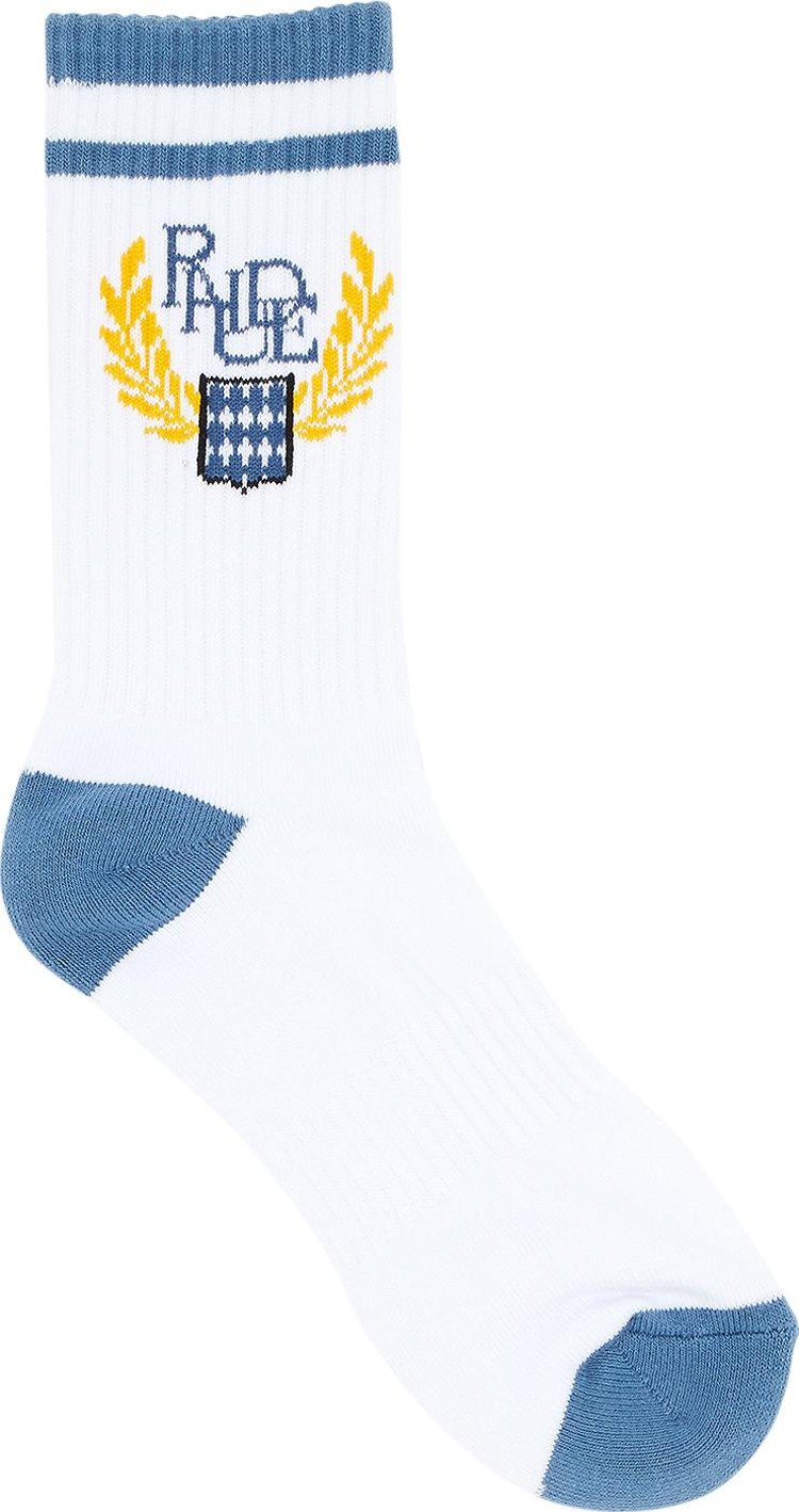 Rhude Crest Sport Sock 'White'