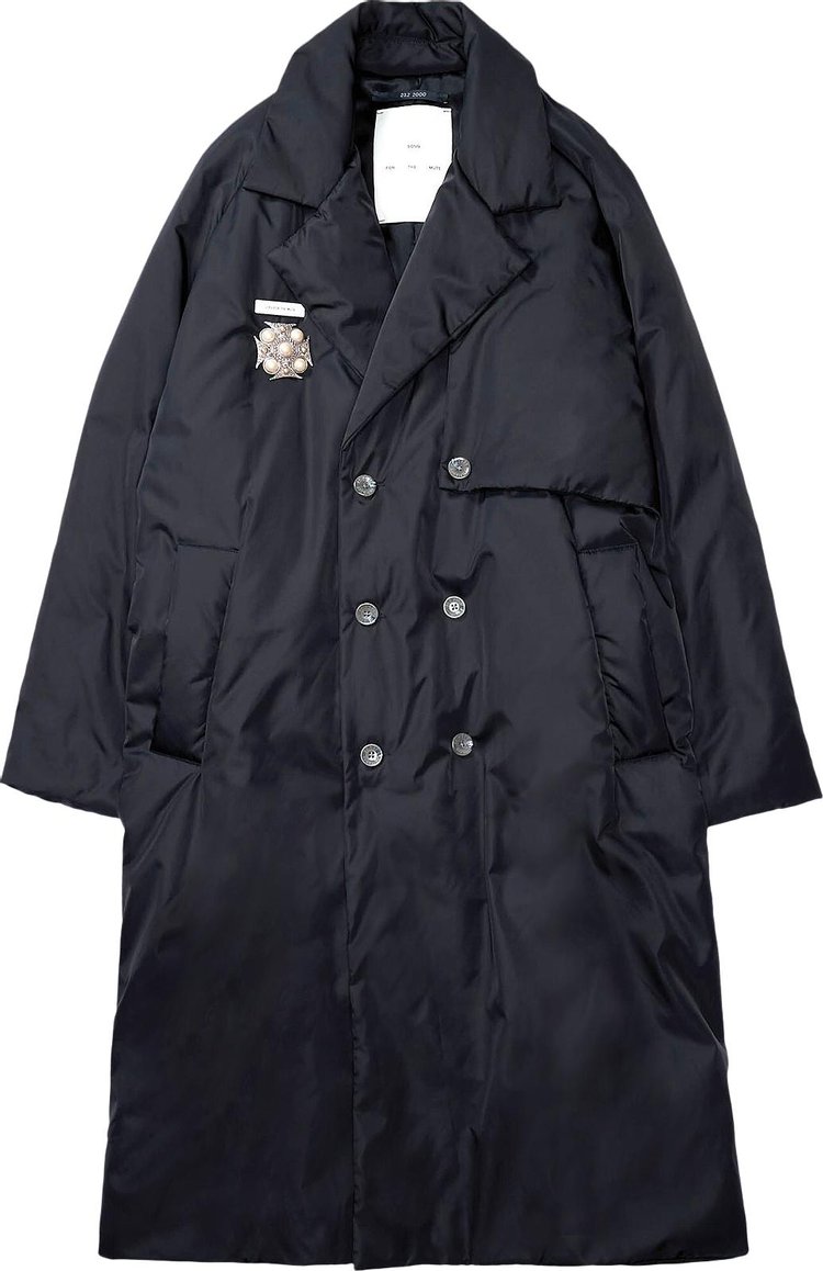 Song for the Mute Padded Trench Coat 'Black'