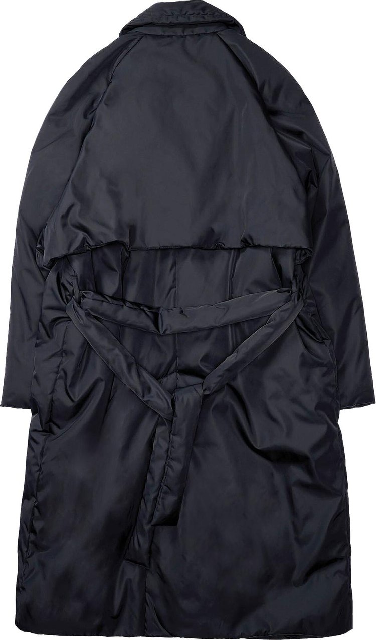 Song for the Mute Padded Trench Coat Black