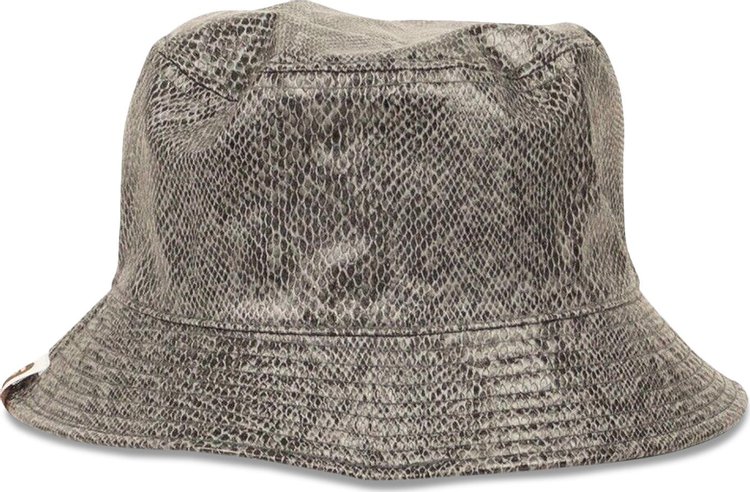 Buy BAPE Snake Reversible Bucket Hat 'Grey' - 1I80 181 001 GREY | GOAT AU