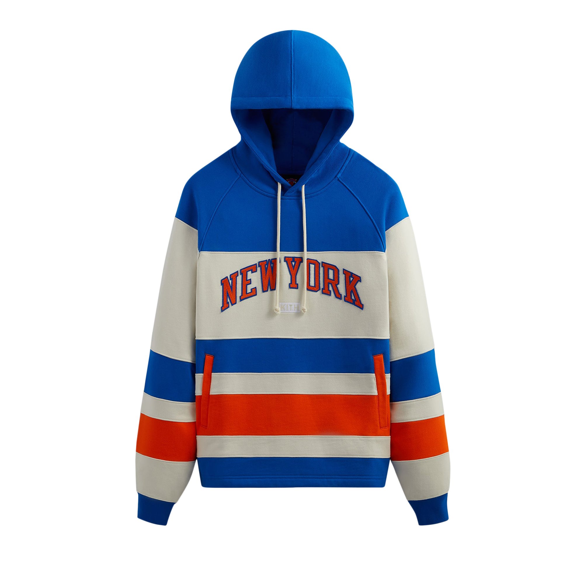 Buy Kith For New York Knicks Delk Hockey Hoodie 'Sandrift