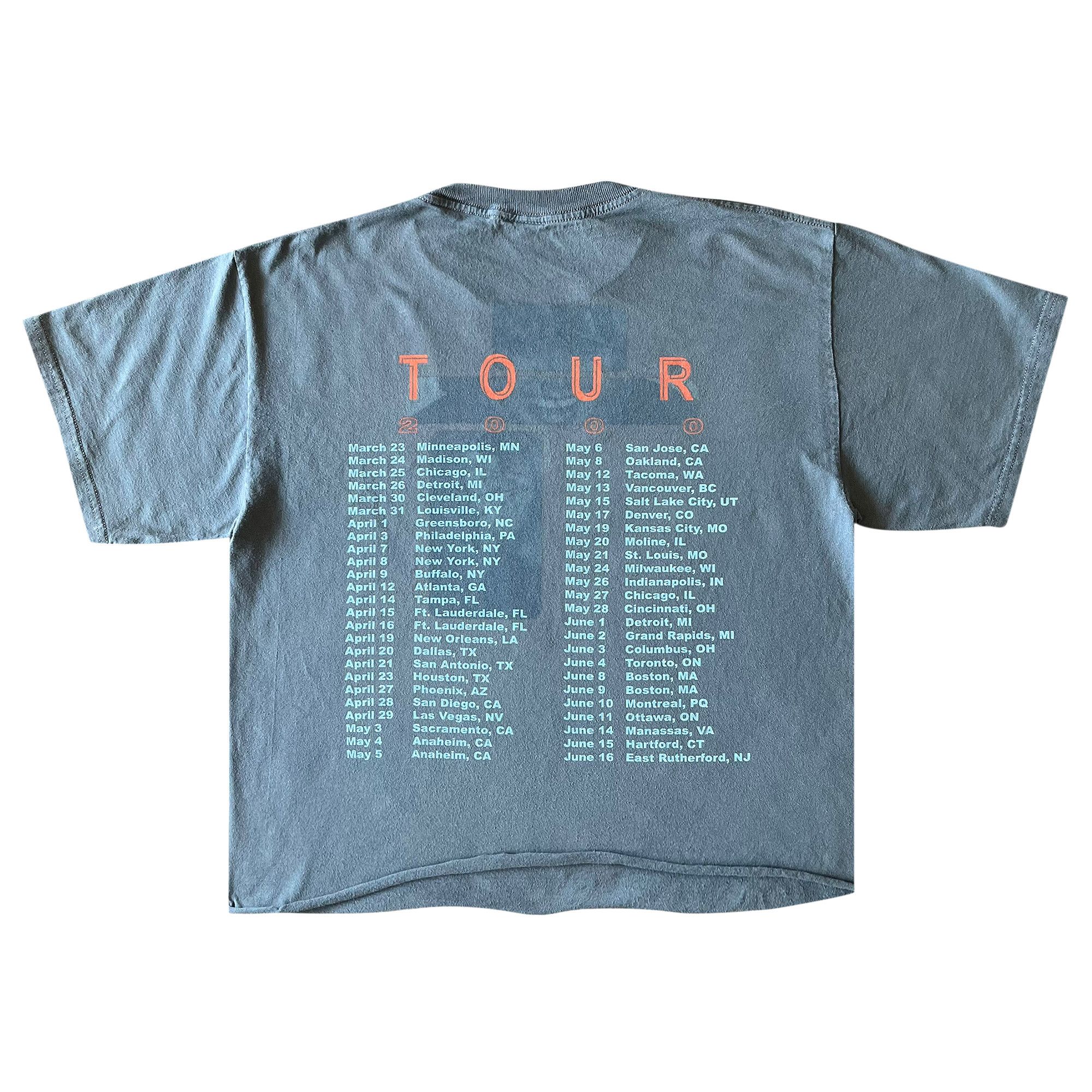 Buy Vintage Tina Turner Cropped Twenty Four Seven Tour Tee 'Slate