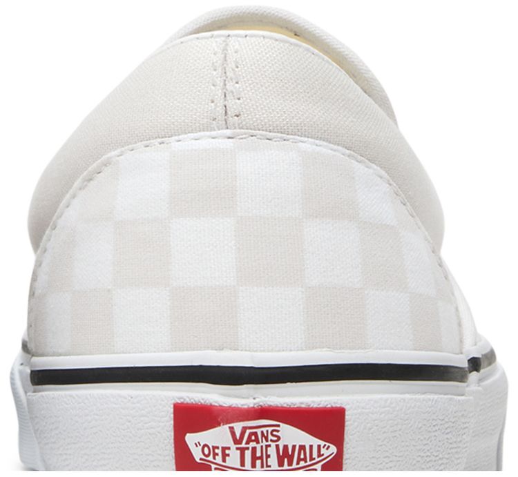 Vans Classic Slip On Color Theory   Checkerboard White