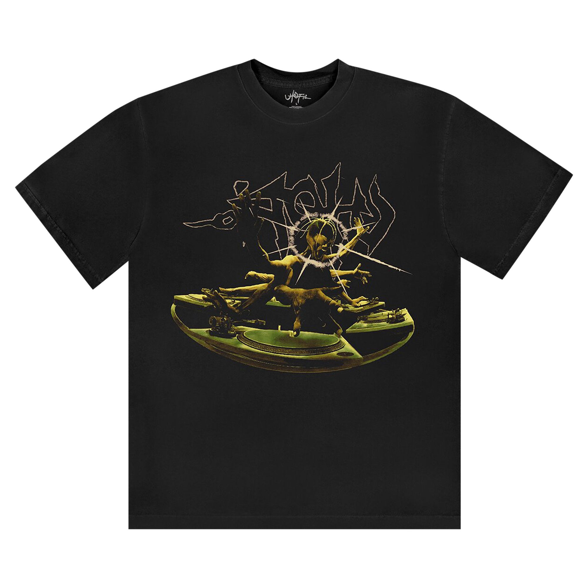 Buy Cactus Jack by Travis Scott DJ Tee 'Black' - TSUT SS08