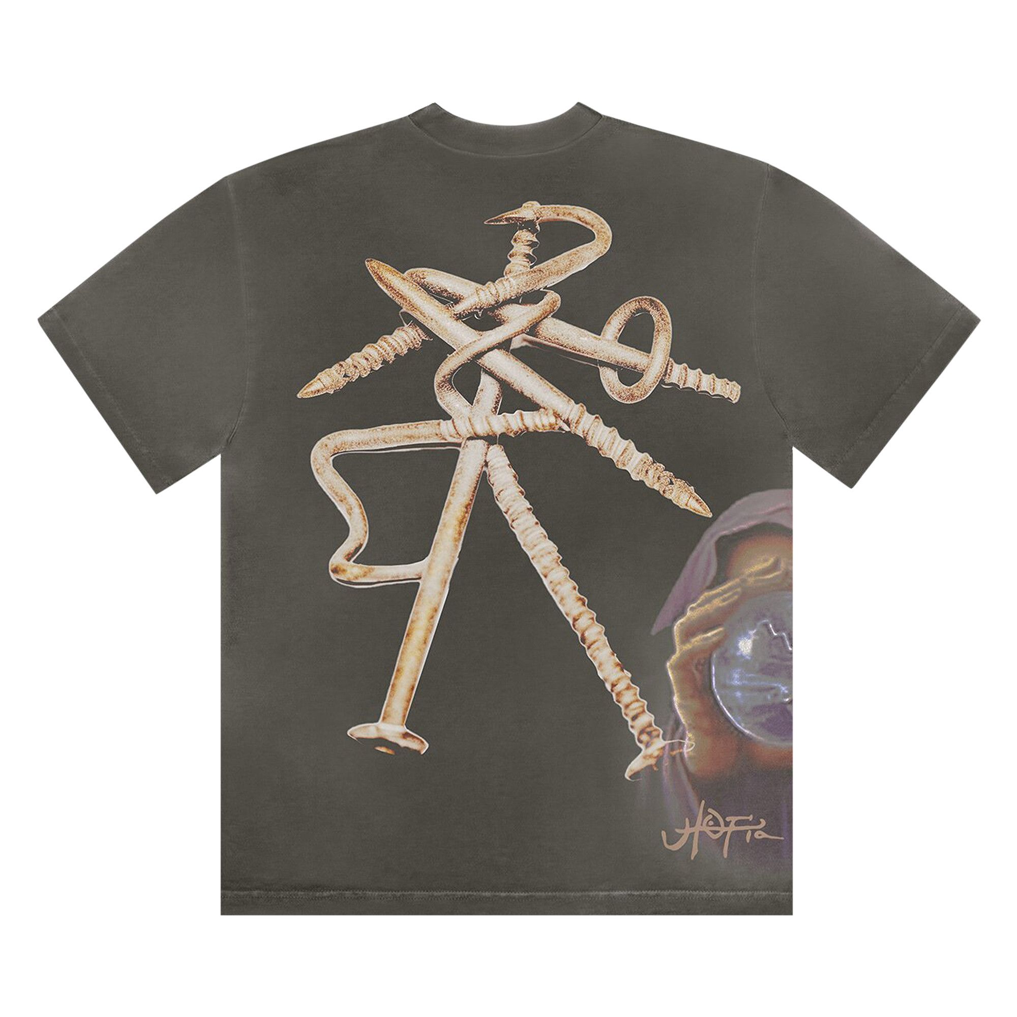 Tratvis Scott CACTUS JACK Tシャツ 新品 Travis Scott Cactus Jack x Jordan T-shirt Khaki/Desert Men's