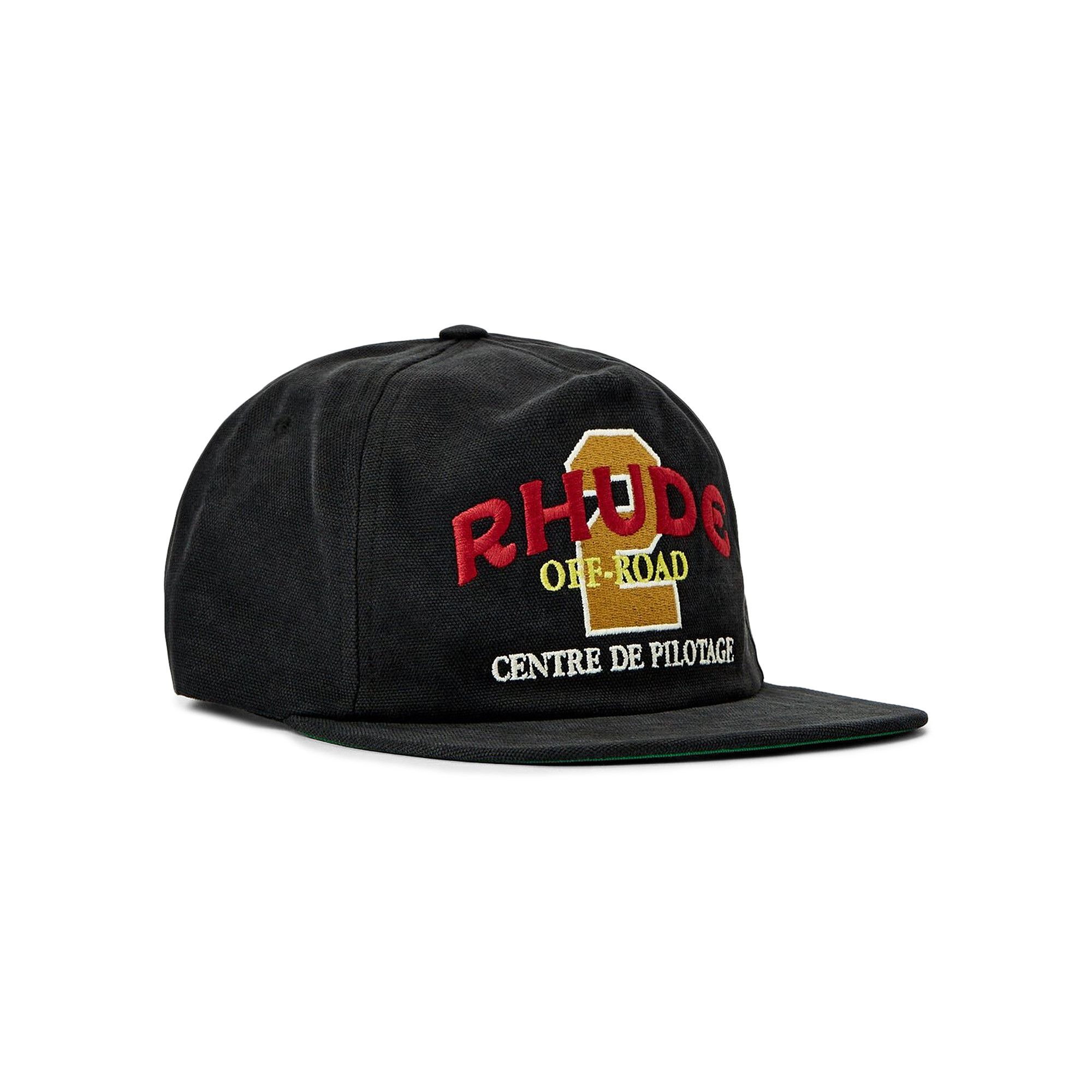 Buy Rhude Off Road Washed Canvas Hat 'Black