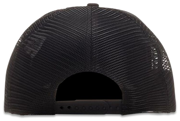 Palm Angels Logo Trucker Cap BlackWhite