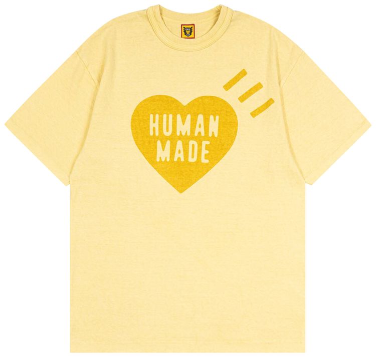 Human Made Plant Dyed T Shirt 2 Yellow