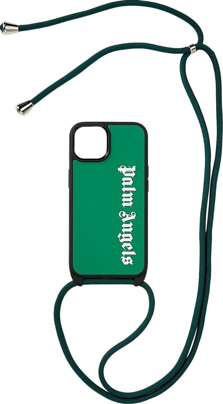 Palm Angels Classic Logo iPhone 14 Case 'Forest Green'