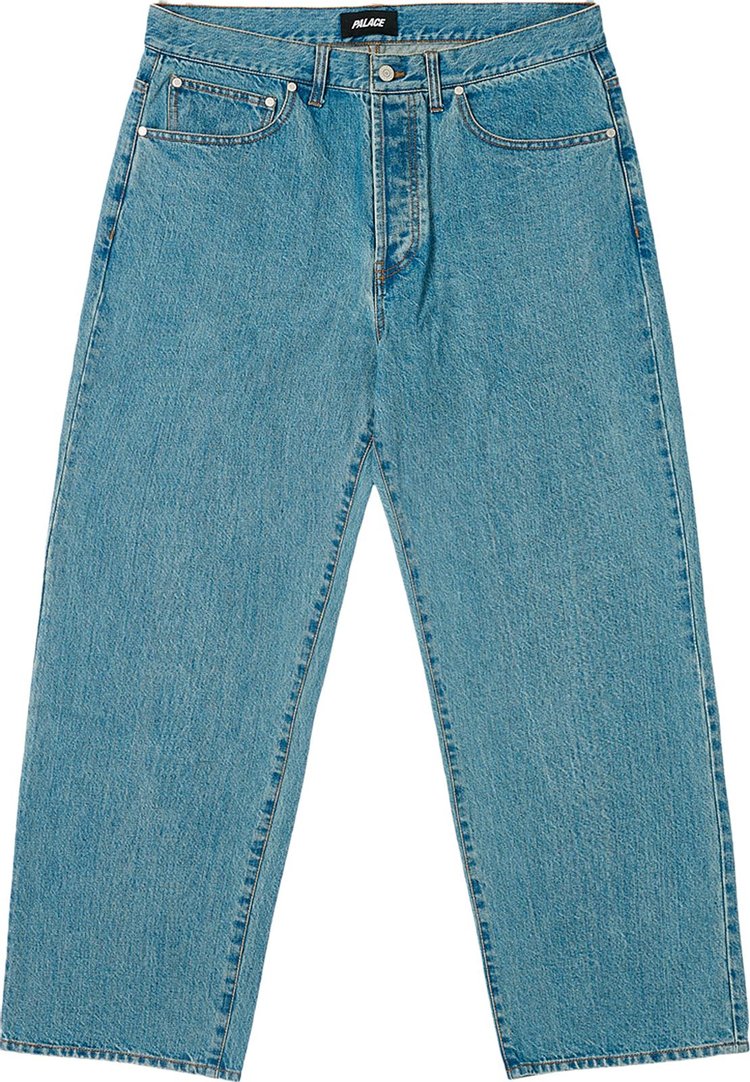 Buy Palace Baggies Jeans 'Stone Wash' - P25T002 | GOAT