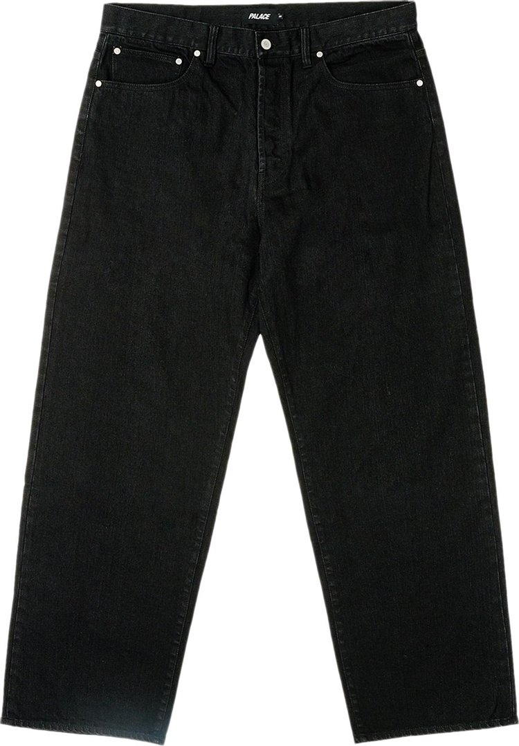 Buy Palace Baggies Jeans 'Black' - P25T001 | GOAT UK