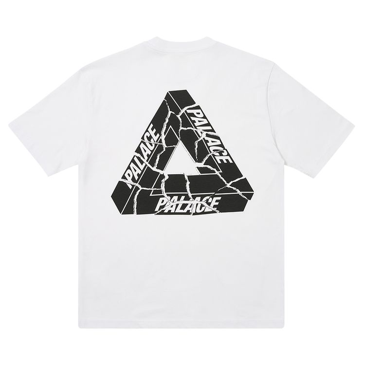 Palace Tri Ripped T Shirt White