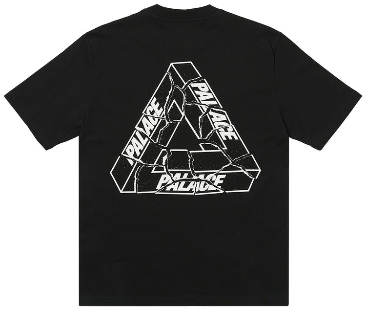 Palace Tri Ripped T Shirt Black