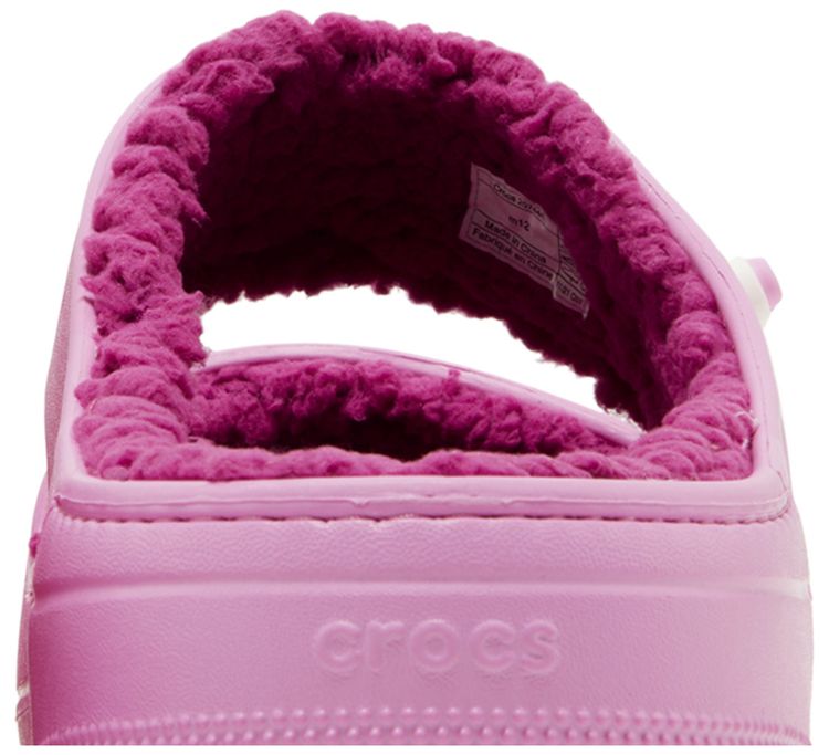 Saweetie x Crocs Classic Cozzzy Sandal Taffy Pink