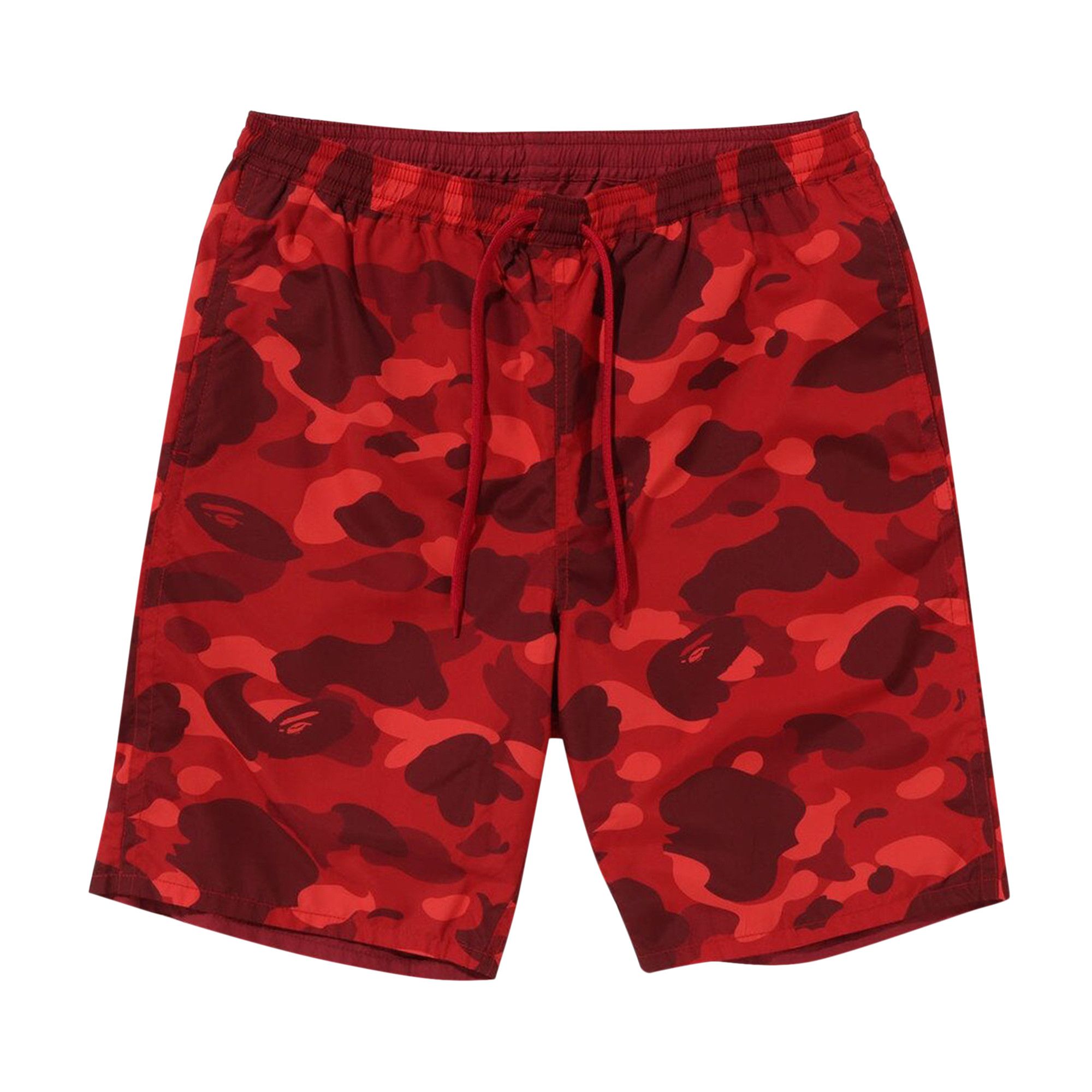 Buy BAPE Color Camo Shark Reversible Shorts Red 1J30 153 017 RED GOAT