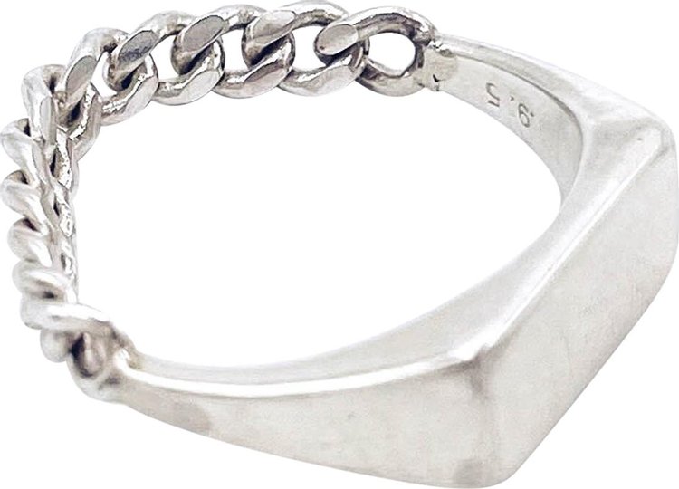 Martine Ali Mini Signet Ring 'Silver'