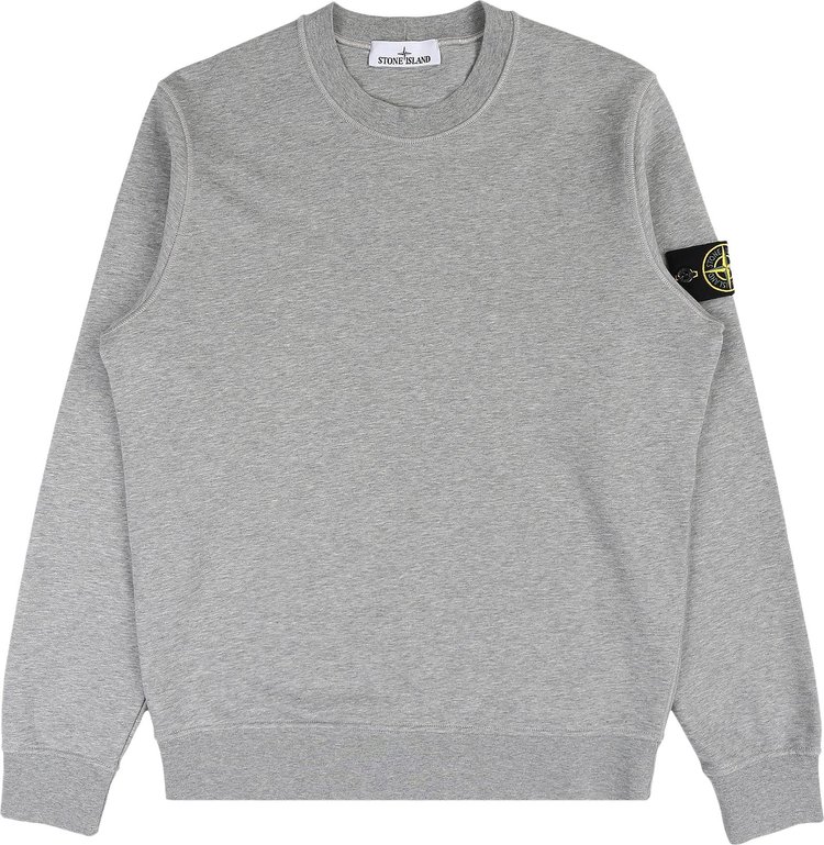 Stone Island Garment Dyed Sweatshirt 'Melange Grey'