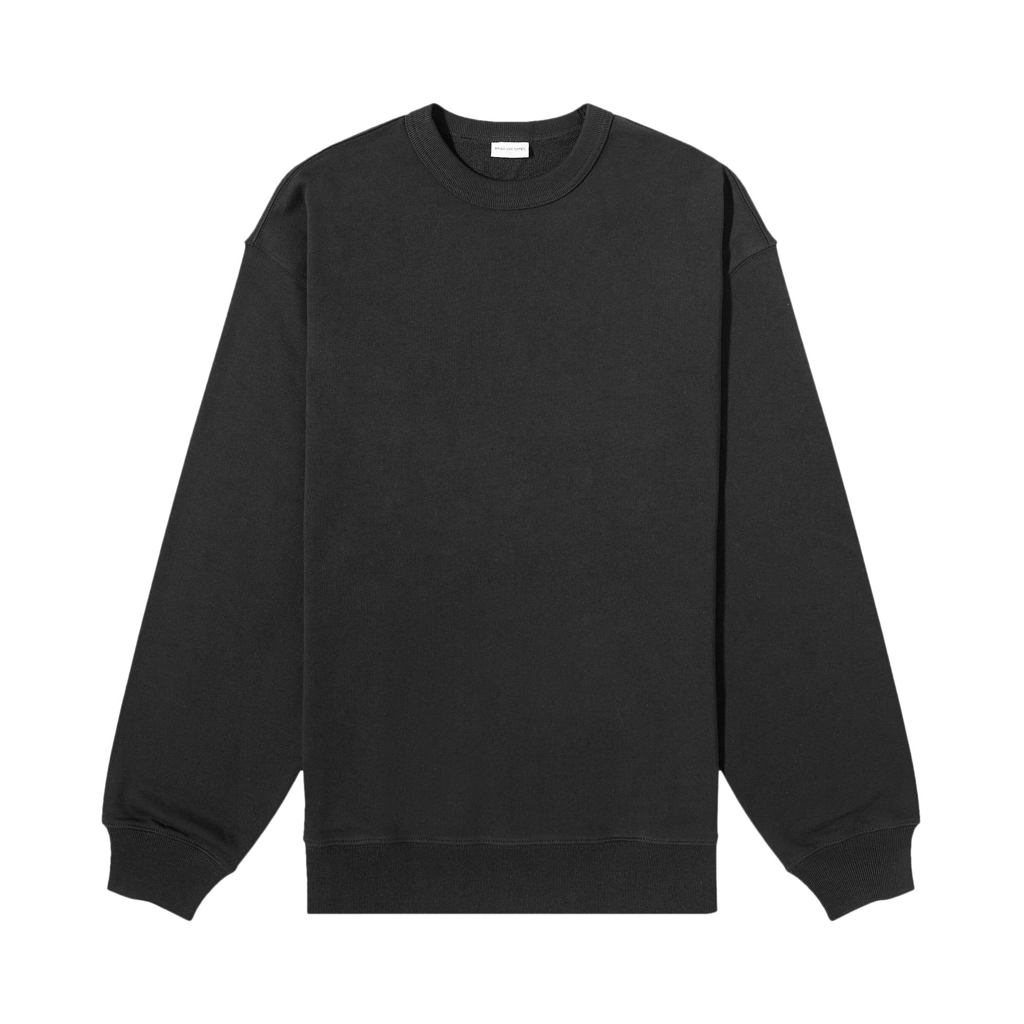 Buy Dries Van Noten Oversized Basic Sweatshirt 'Black' - 232