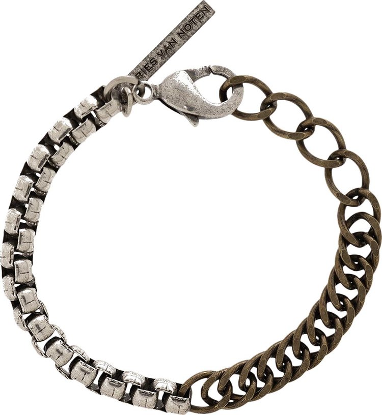 Dries Van Noten Curb Chain Bracelet 'Silver/Brass'