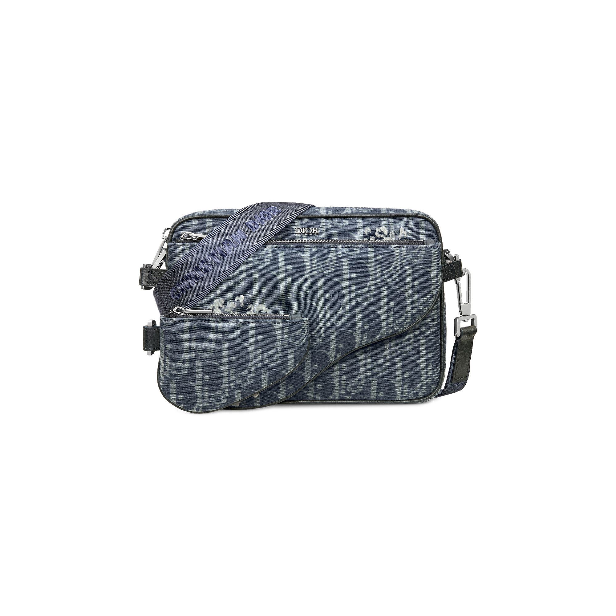 Buy Dior x Denim Tears Saddle Triple Pouch 'Blue