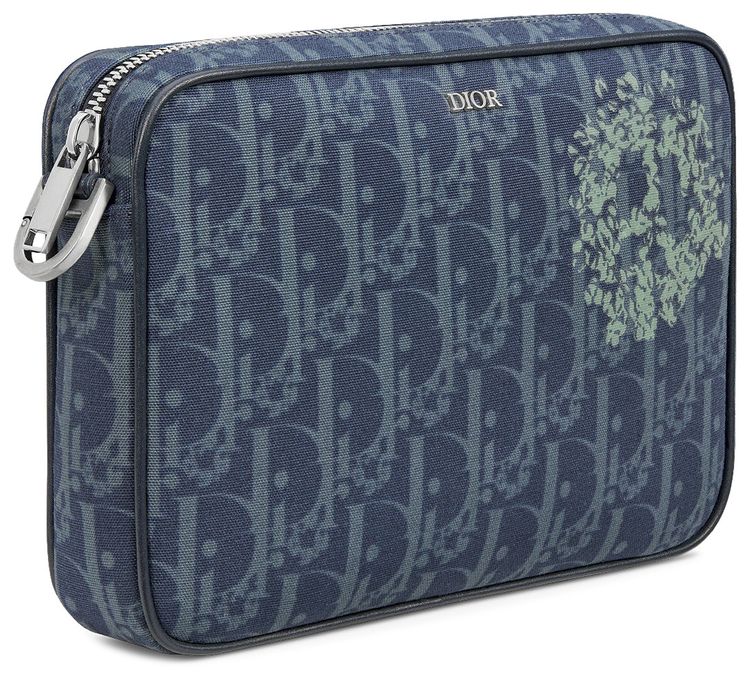 Dior x Denim Tears Saddle Triple Pouch Blue