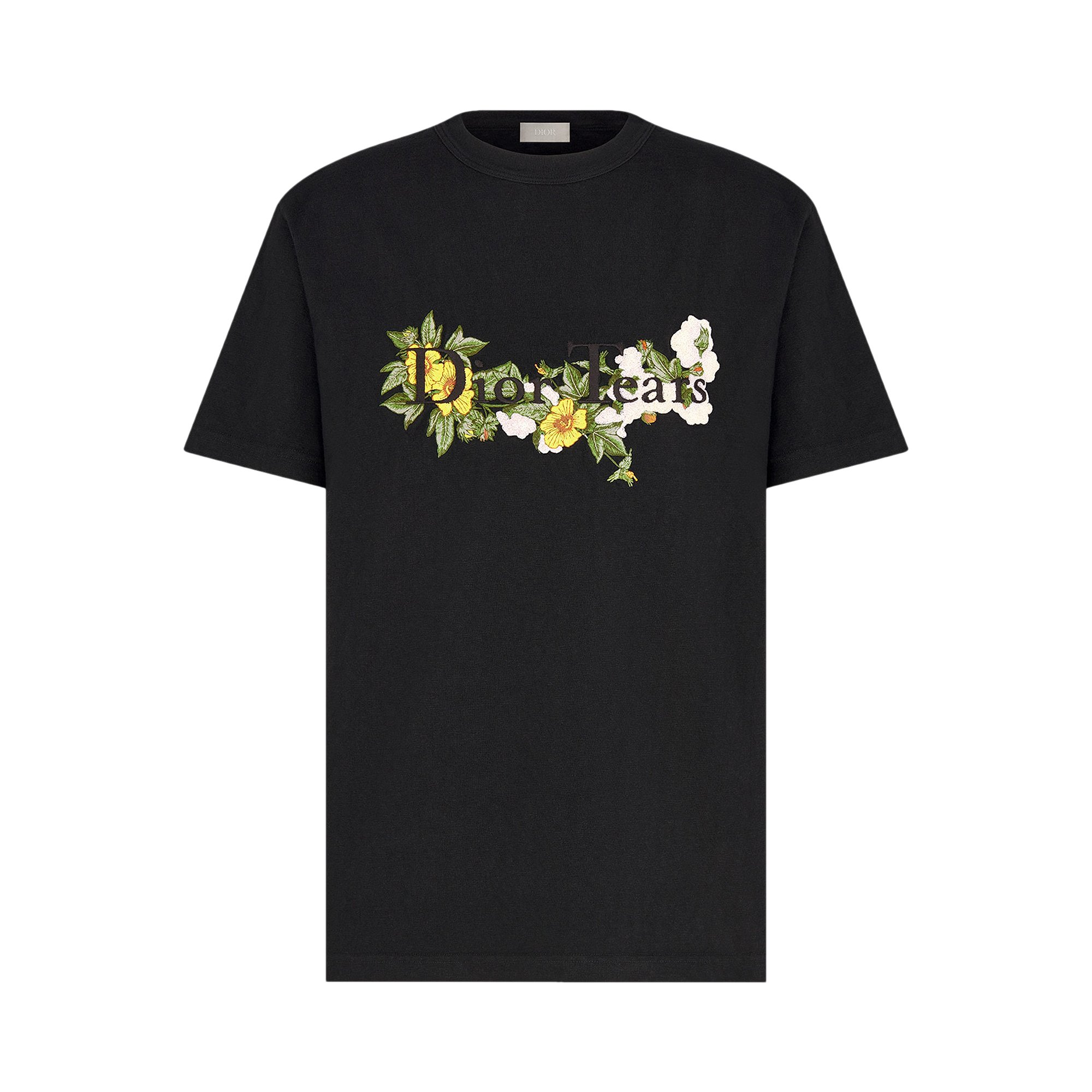 Buy Dior x Denim Tears T-Shirt 'Black' - 393J696I0849 C989 | GOAT CA