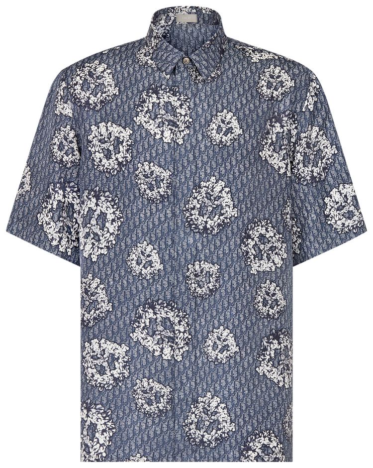 Dior x Denim Tears Short Sleeve Shirt Blue