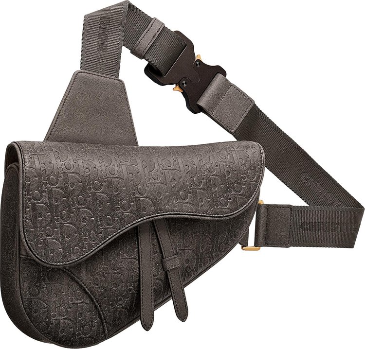 Dior x Denim Tears Saddle Bag Brown