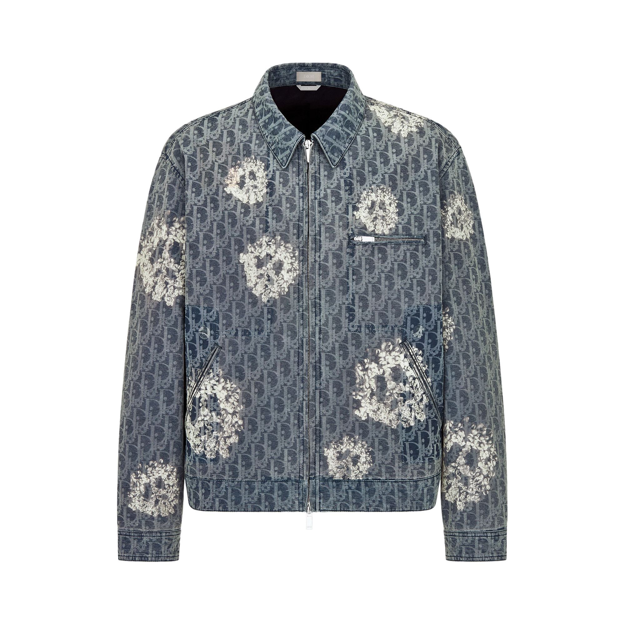 Buy Dior x Denim Tears Zipped Blouson 'Blue' - 393D483BY528