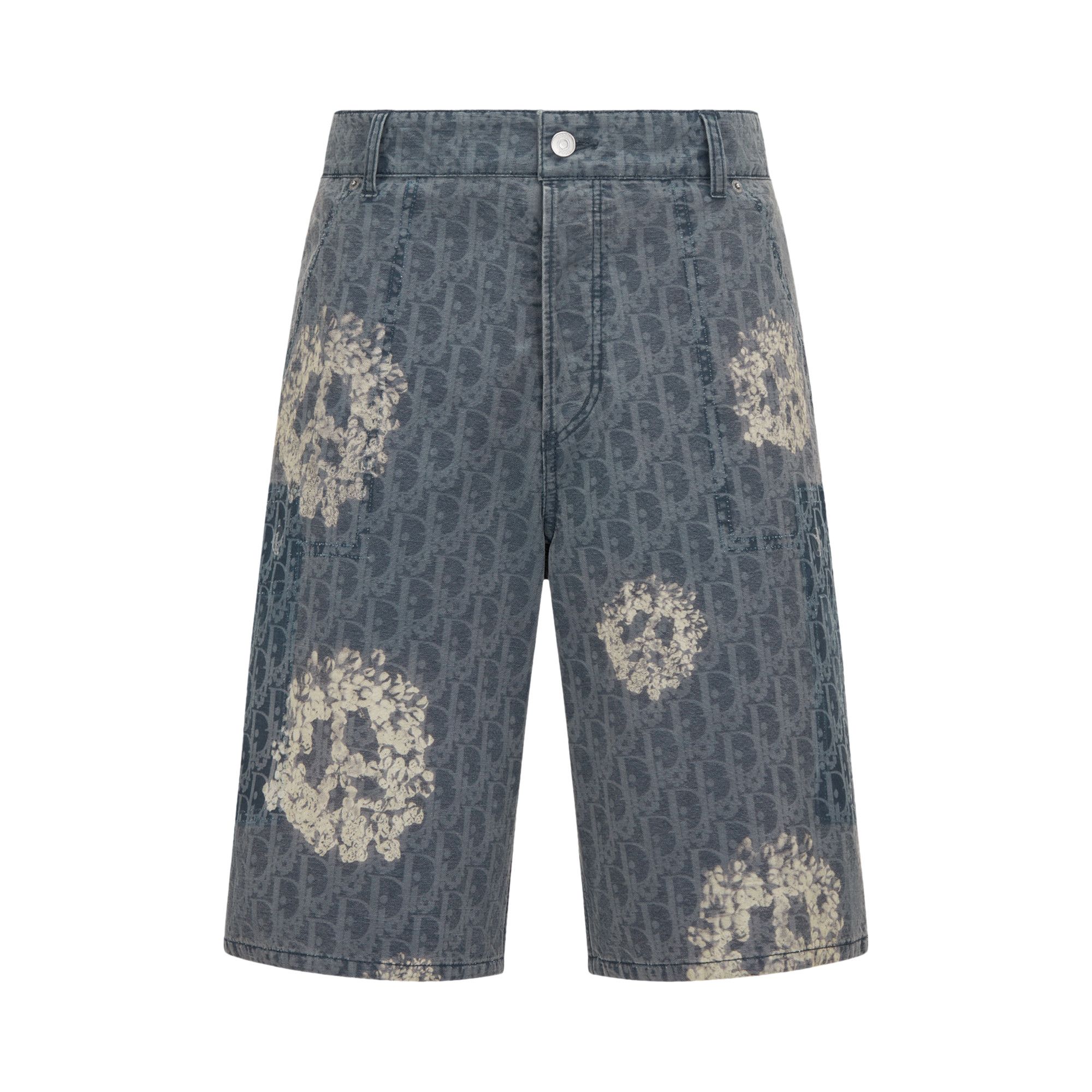 Buy Dior x Denim Tears Bermuda Shorts 'Blue' - 393D189BY528