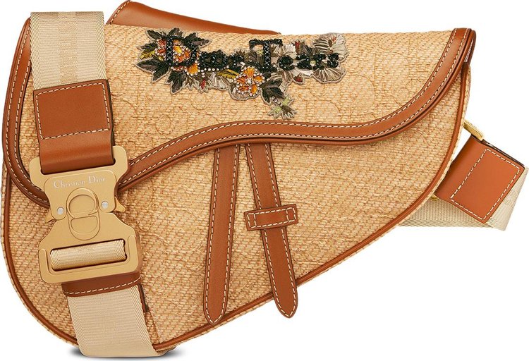 Dior x Denim Tears Saddle Bag Brown