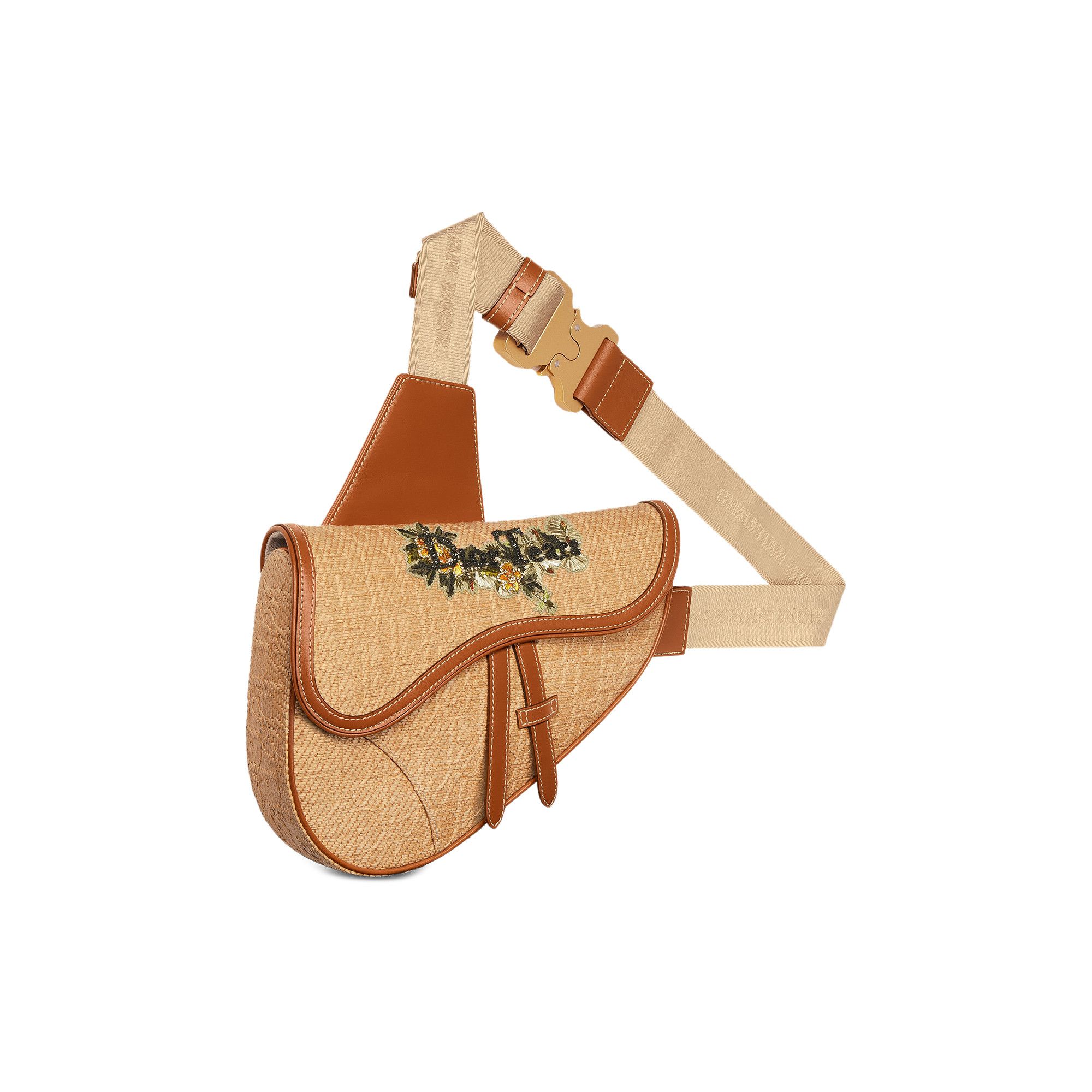 Buy Dior x Denim Tears Saddle Bag 'Brown' - 1ADPO130RAE H167