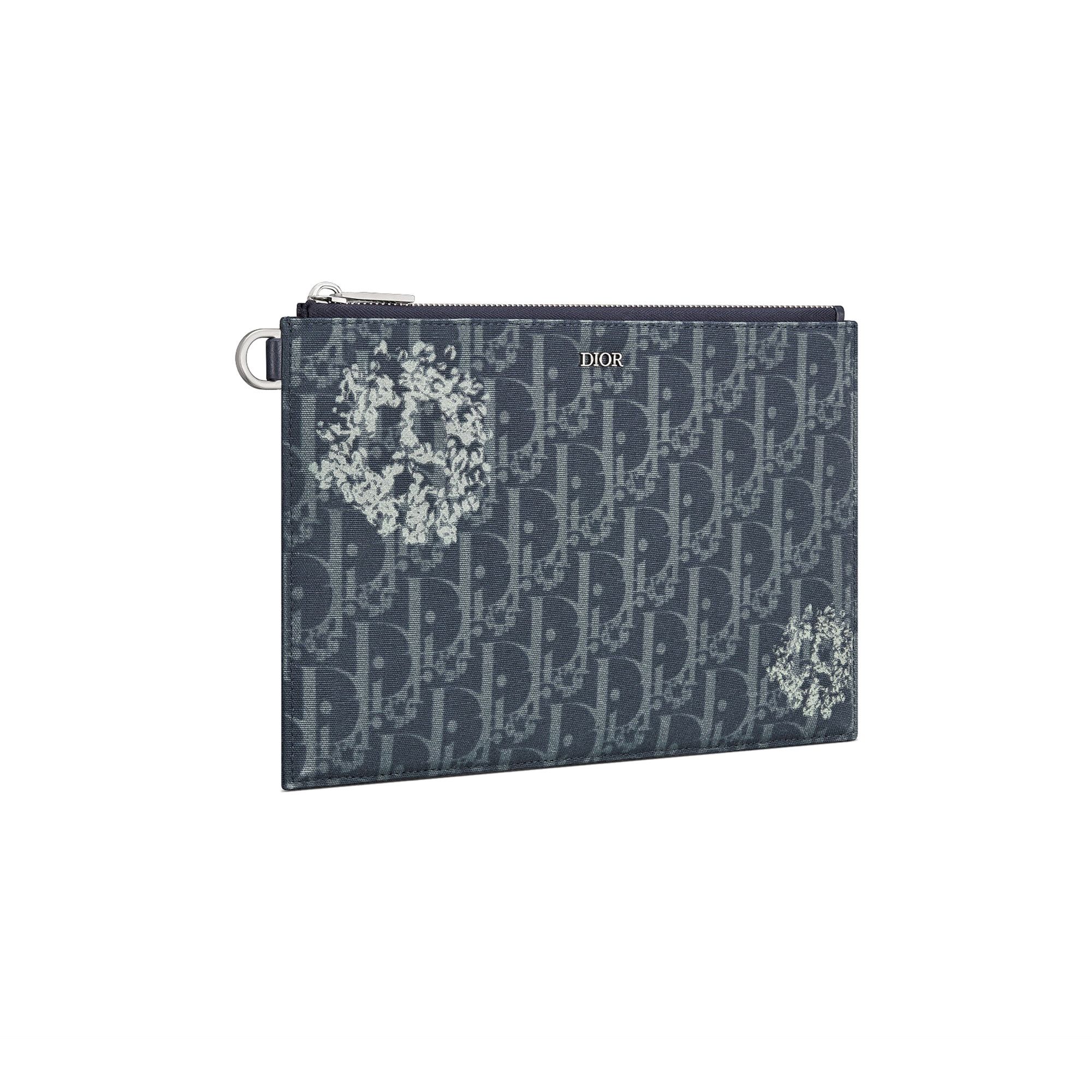 Buy Dior x Denim Tears A5 Pouch 'Blue' - 2ESCA338DDO H560 | GOAT