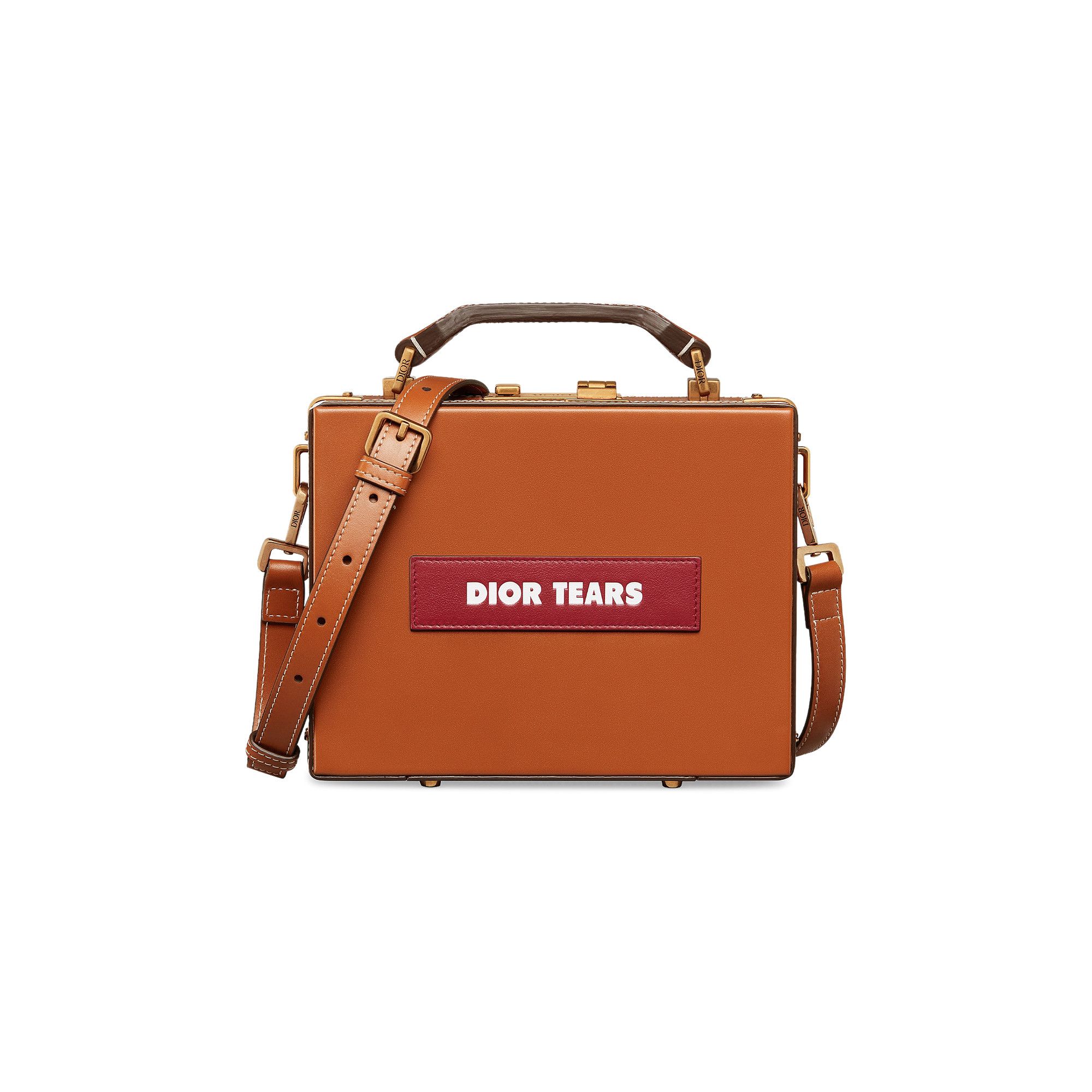 Buy Dior x Denim Tears Lock Bag 'Brown' - 1LXBR163TEP H763 | GOAT