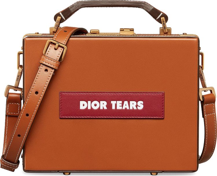 Dior x Denim Tears Lock Bag 'Brown'
