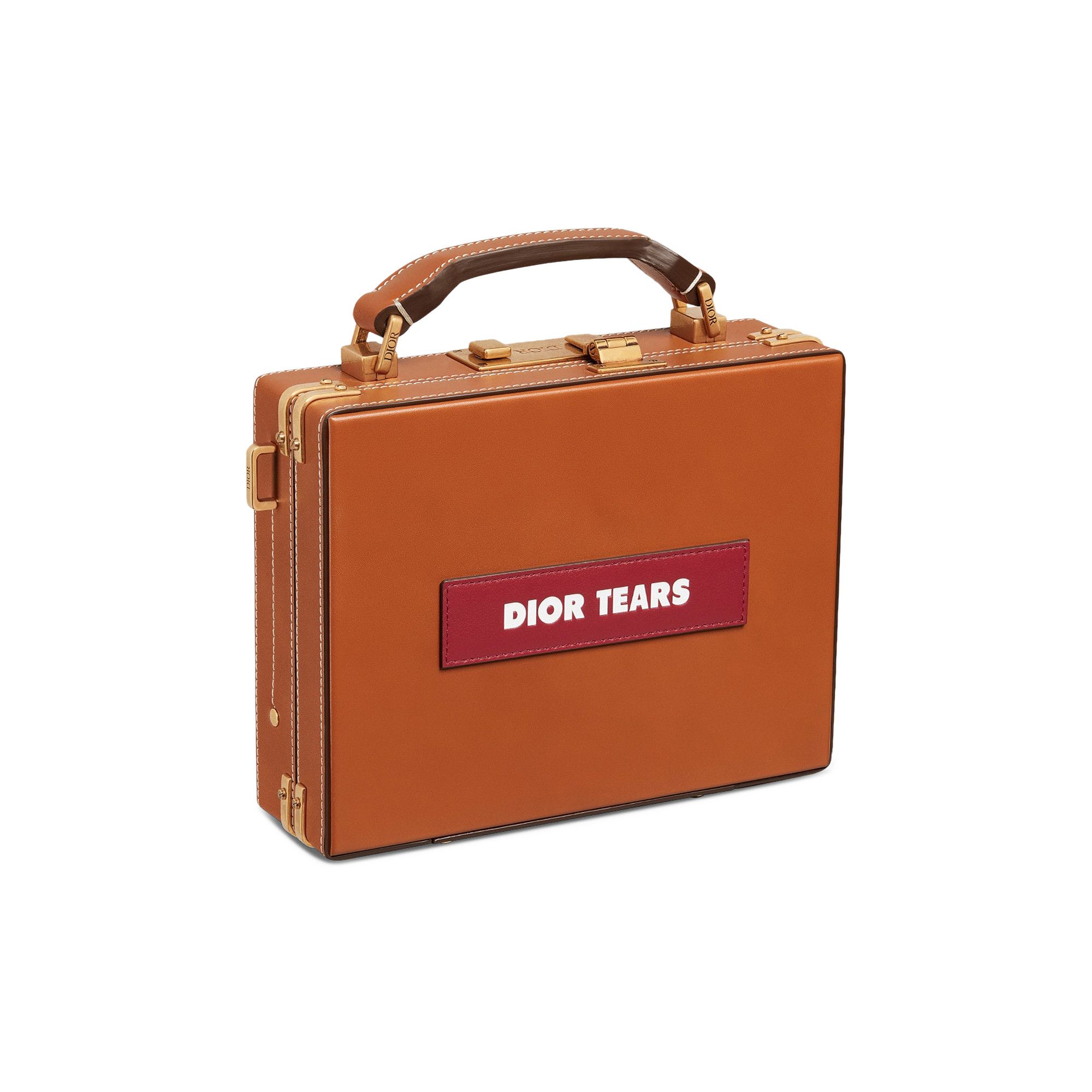 Buy Dior x Denim Tears Lock Bag 'Brown' - 1LXBR163TEP H763 | GOAT