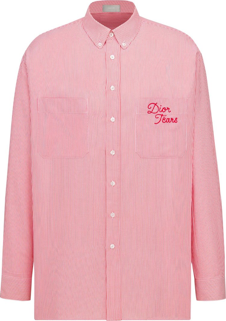 Dior x Denim Tears Long-Sleeve Shirt 'Pink'