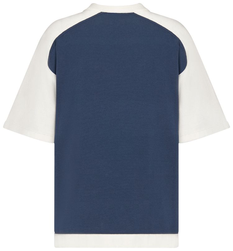 Dior x Denim Tears Short Sleeved Sweater BlueWhite
