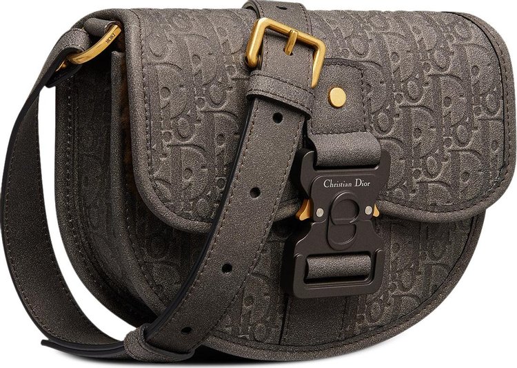 Dior x Denim Tears Mini Gallop Bag With Strap Black