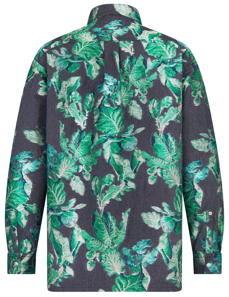 Dior x Denim Tears Long Sleeve Shirt Deep Blue