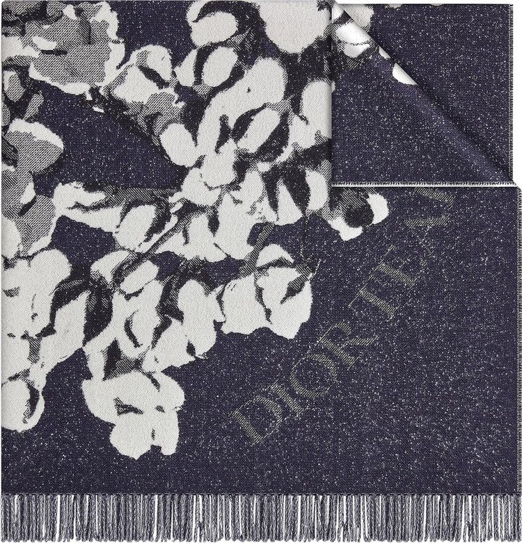 Dior x Denim Tears Blanket 'Navy Blue/White'