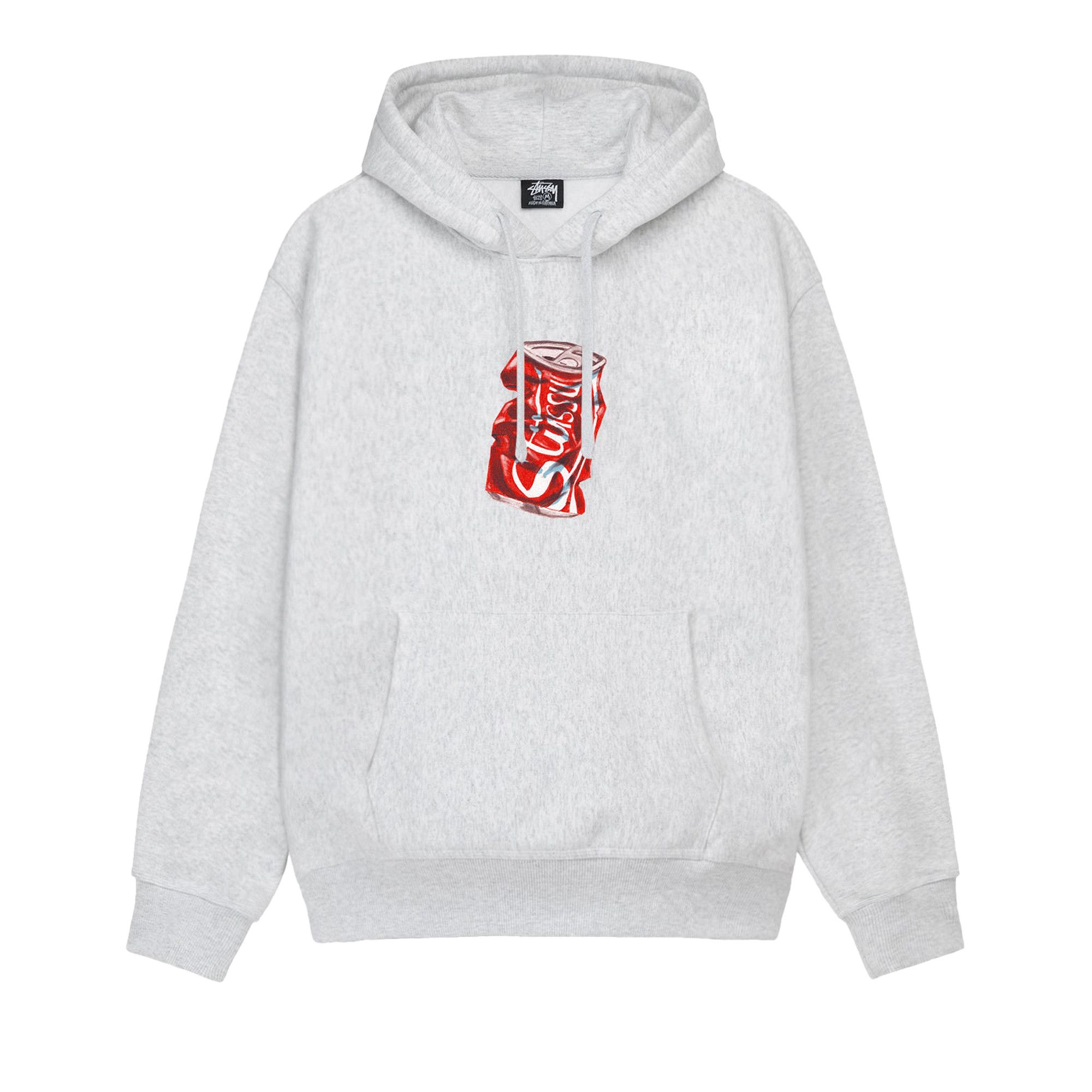 Stussy basic best sale hoodie ash heather