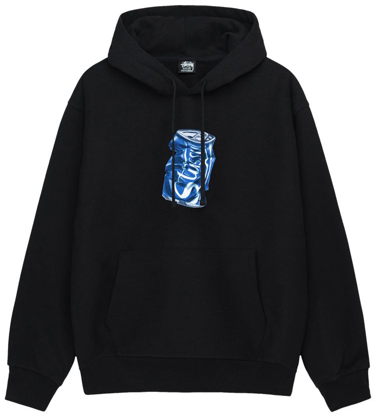 Stussy Soda Can Hoodie Black