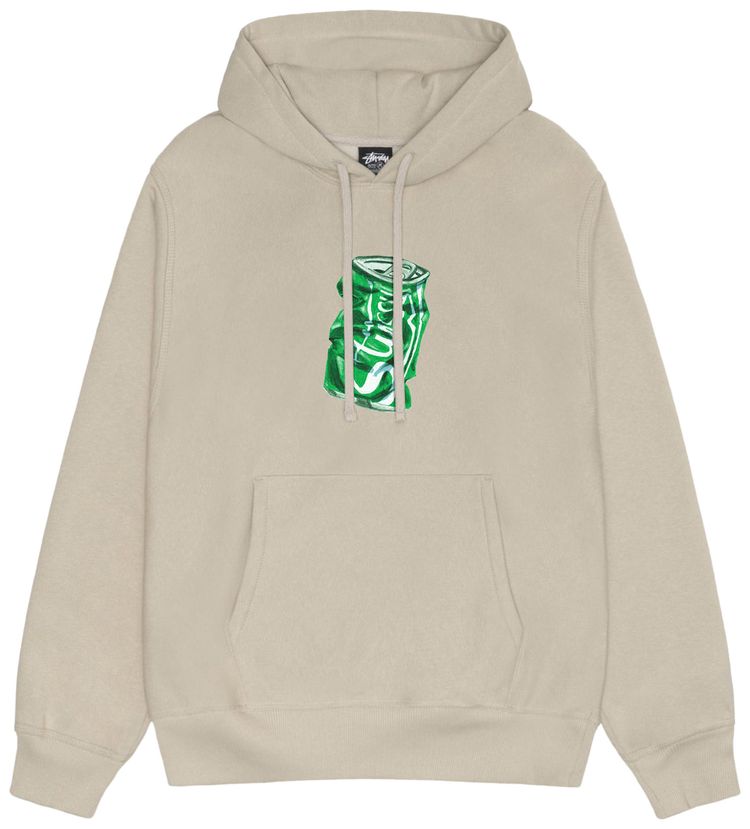 Stussy Soda Can Hoodie Khaki