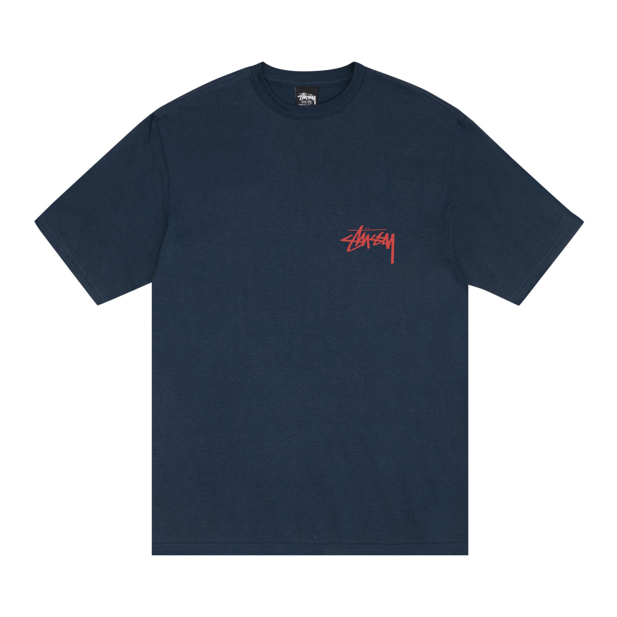 Stussy basic tee navy 2025